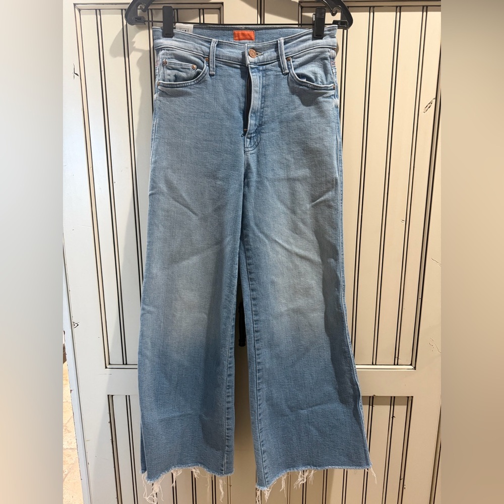 MOTHER Denim with Orange Stitching